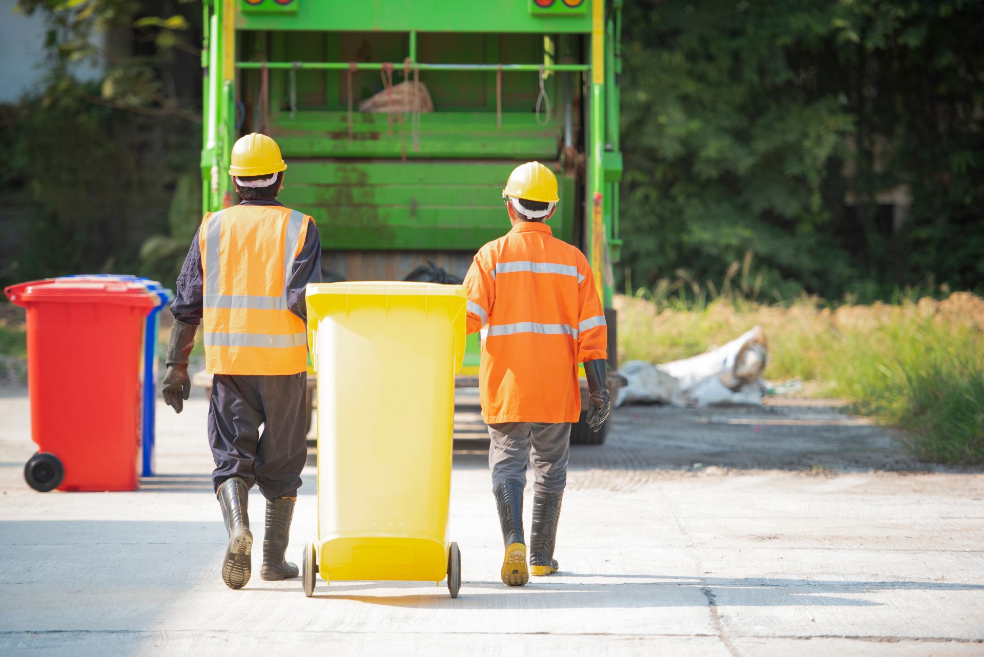 Waste disposal workers